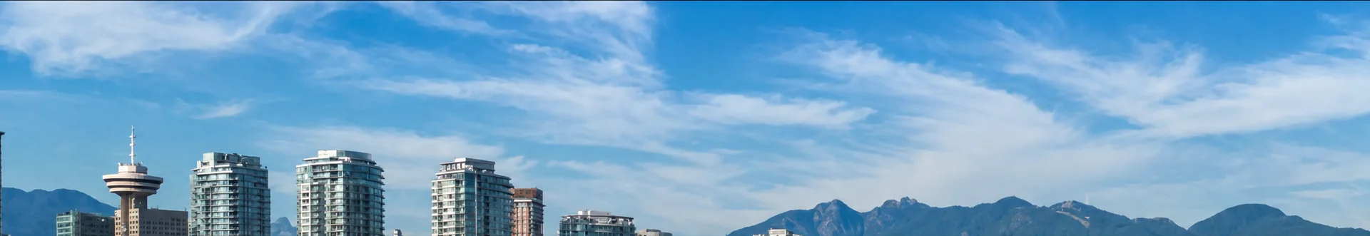 バンクーバーの街並み